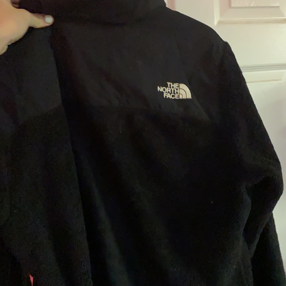 NORTHFACE BLACK ZIP UP JACKET!! - Picture 7 of 8